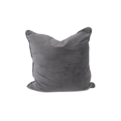 22x22 - Pre-stuffed Grey Velvet