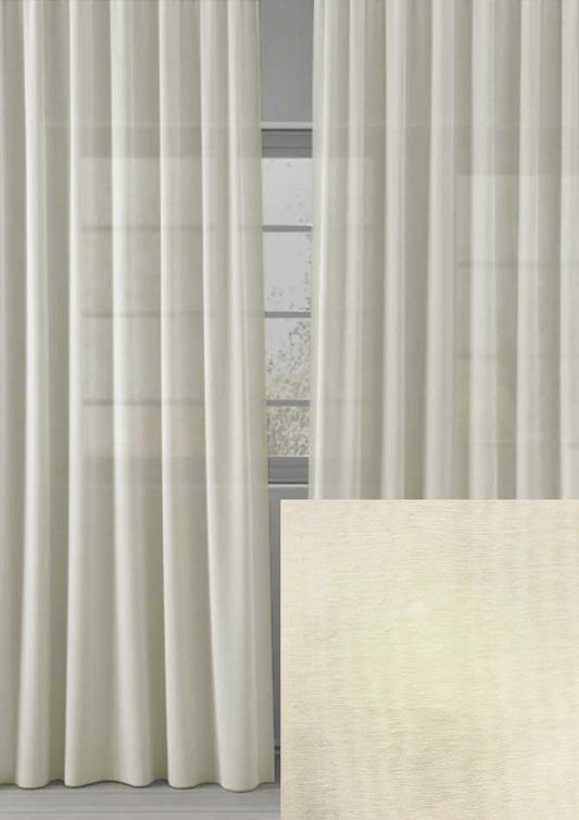 Drapery Panel - Dallas Ivory