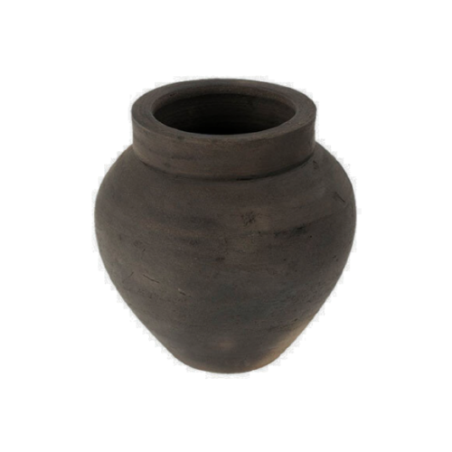 Burnt Terracotta Petit Pot Vase