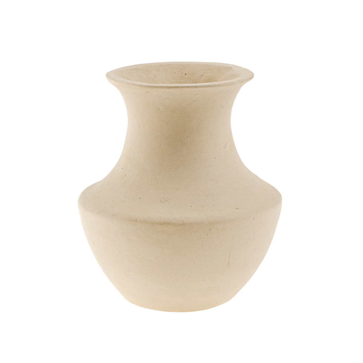 Lila Paper Mache Cream Bud Mini Vase