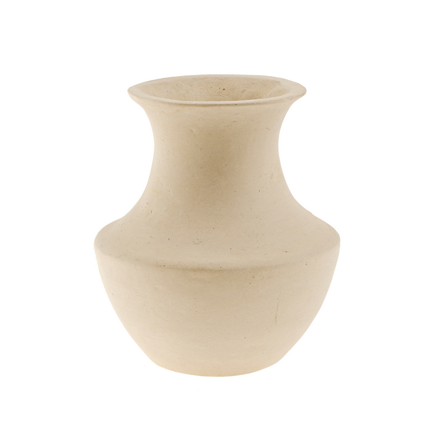 Lila Paper Mache Cream Bud Mini Vase