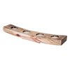 4 Tea light Wooden Candle Holder