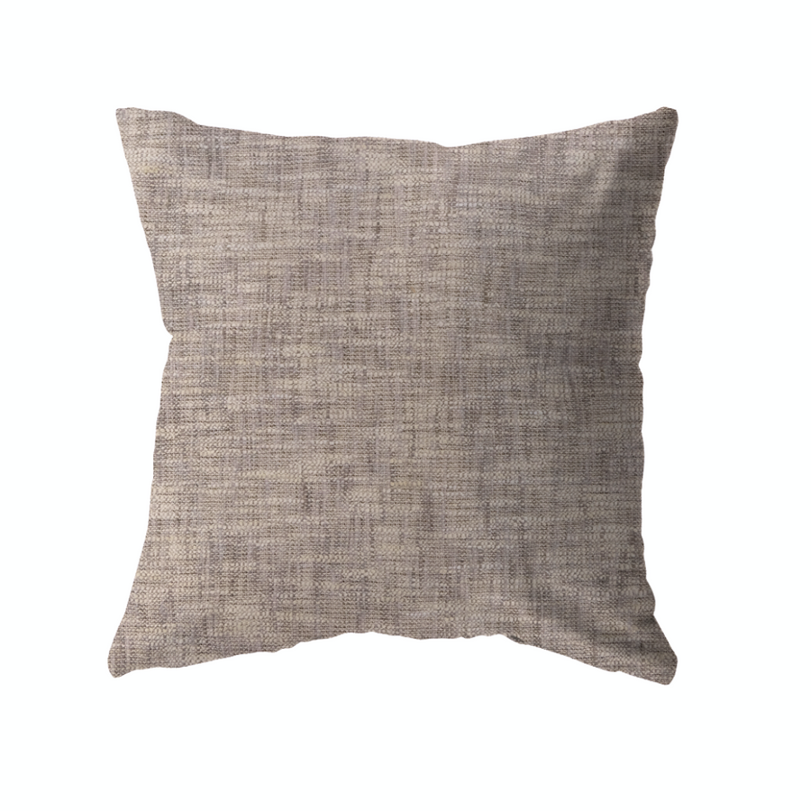 18x18 - Tweed Cream Grey Weave