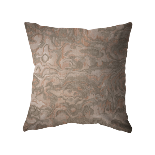 18x18 - Pink, Grey Cream Marble