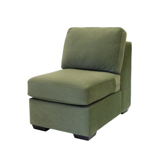 Daniela Armless Accent Dark Green 35"