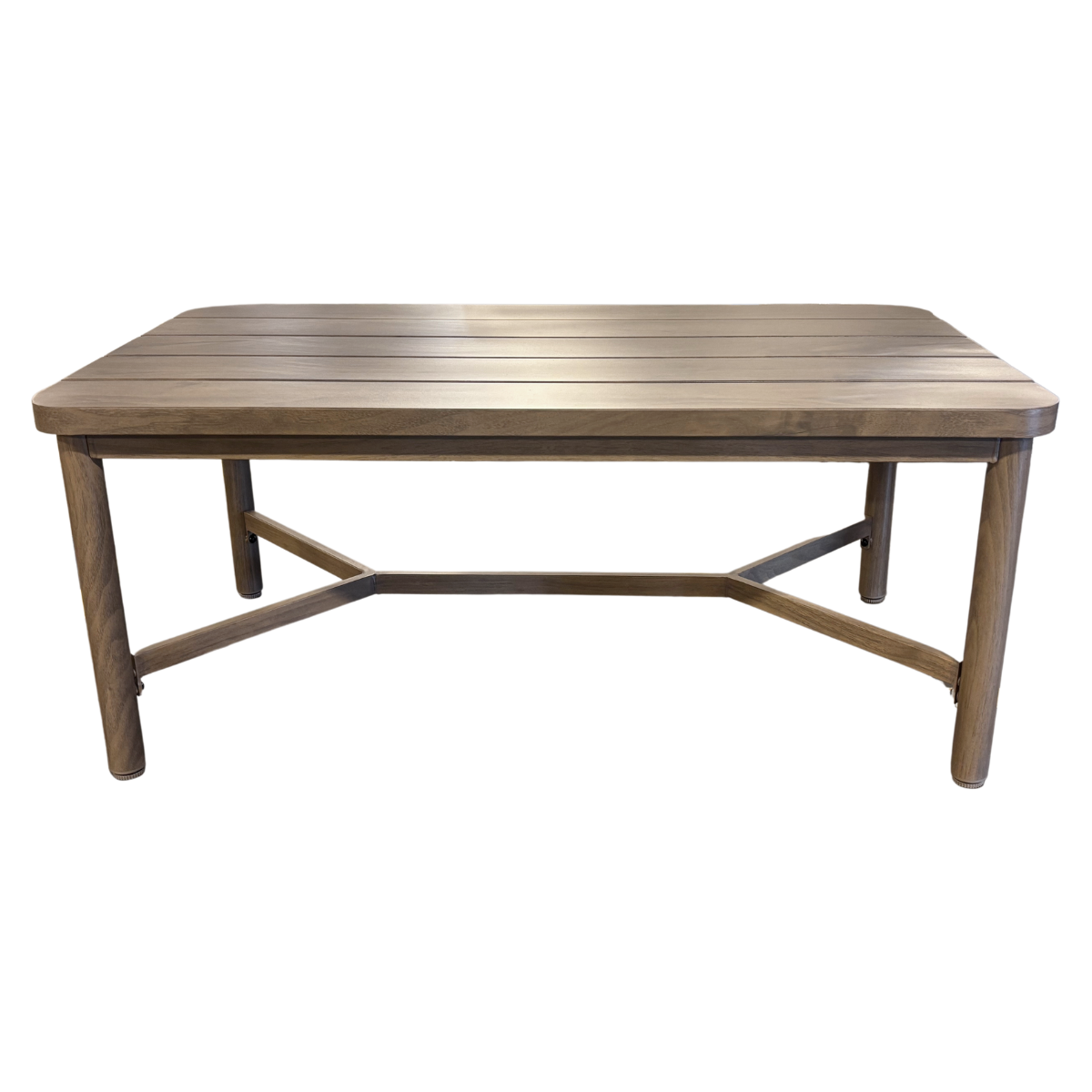 Patio Coffee Table with Slat Top