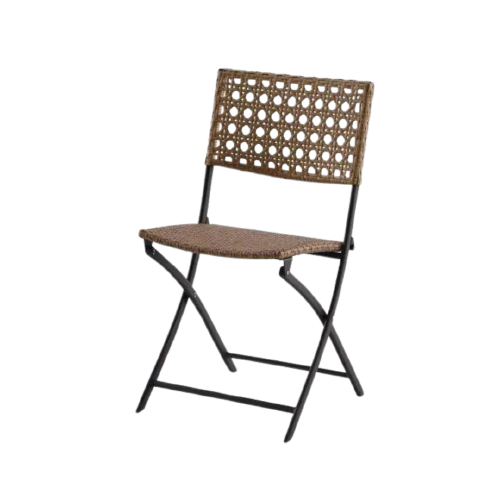 Outdoor Bistro Chair - Wicker Foldable Chair