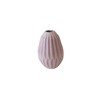 Vase - Pink and White Striped SM
