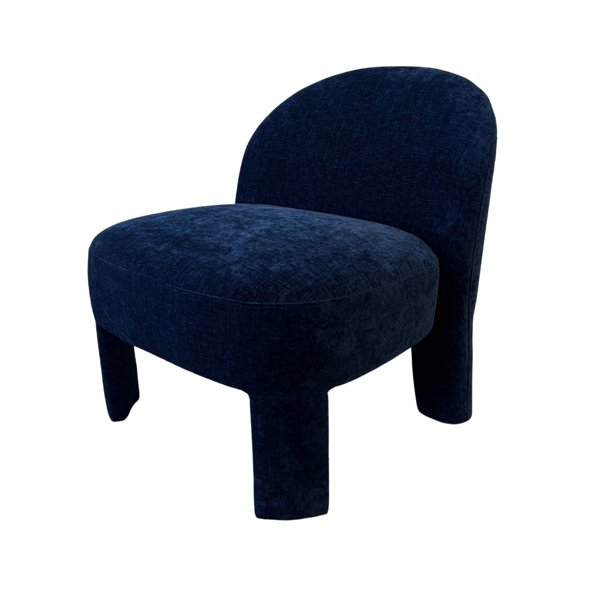 Navy Lounge Accent Chair