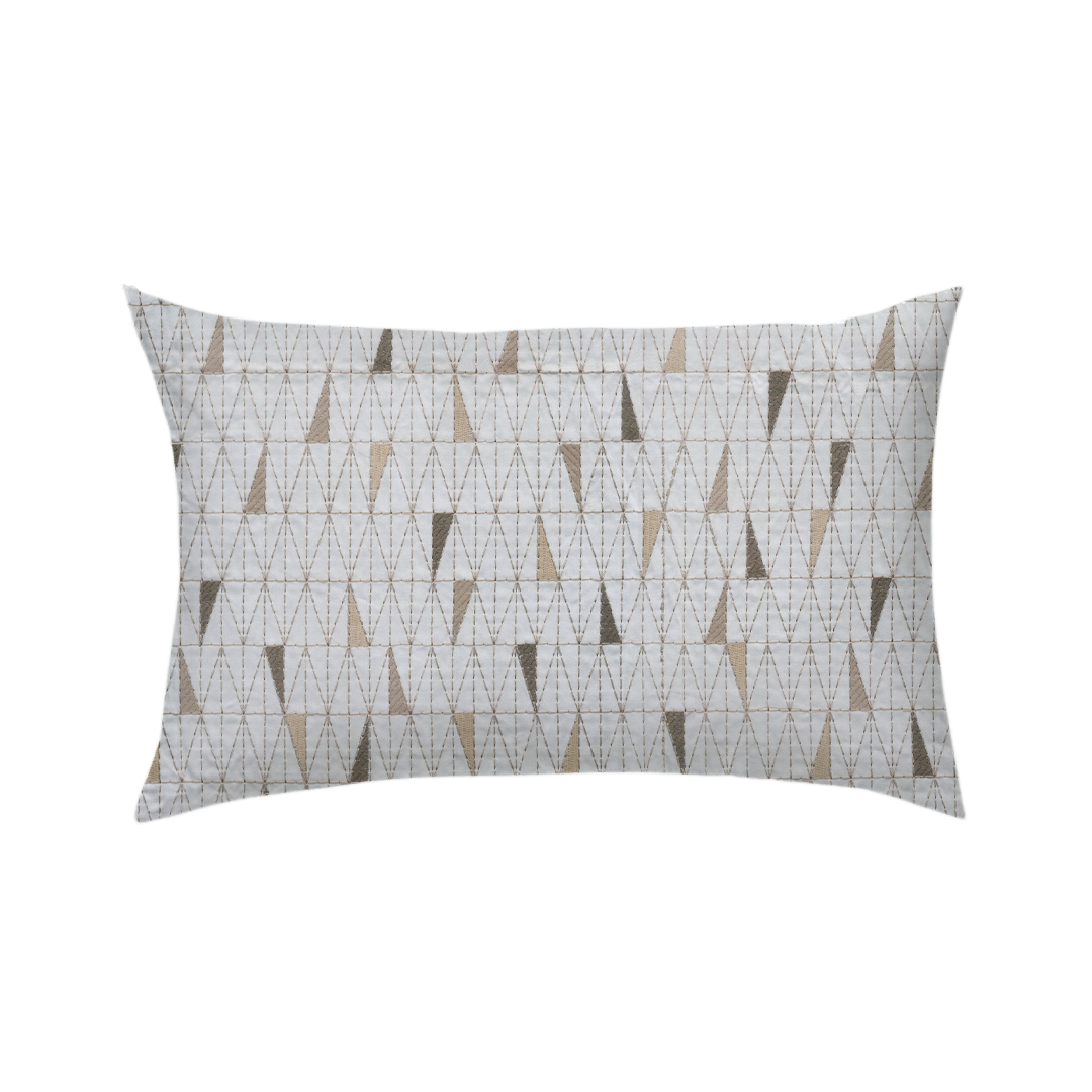 14x24 Trilateral Gold, Brown & White Triangles