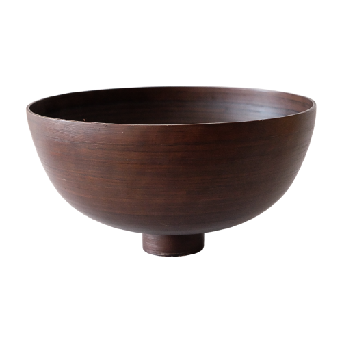 Bamboo Large Dark Brown Bowl