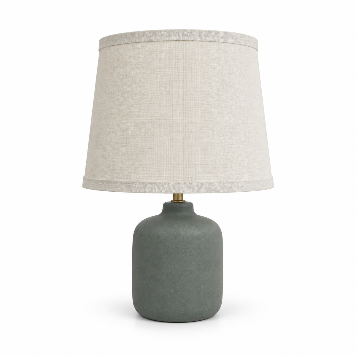 Table Lamp - Steel Grey Ceramic