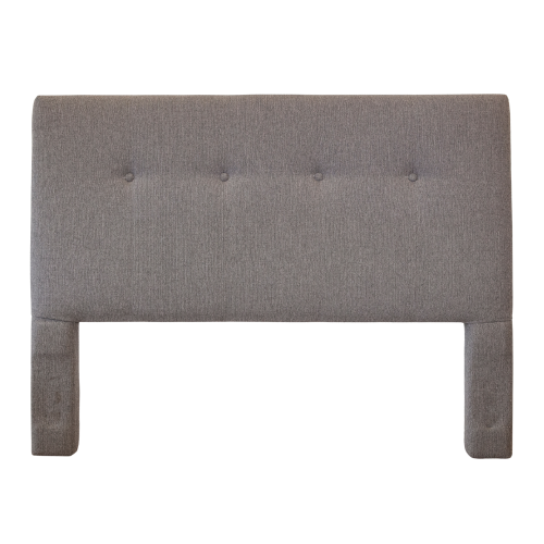 Headboard - Queen Circle Tufted Textured Grey