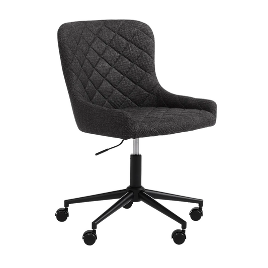 Armless Dark Grey Office Chair