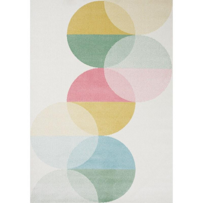 5x8 Kids Colourful Circles Rug