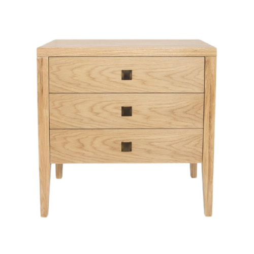 Hara 3 Drawers Natural Oak Dresser