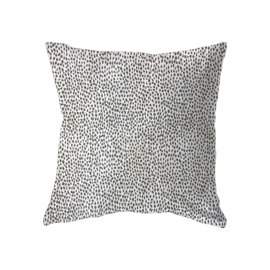 18x18 White & Green Speckle