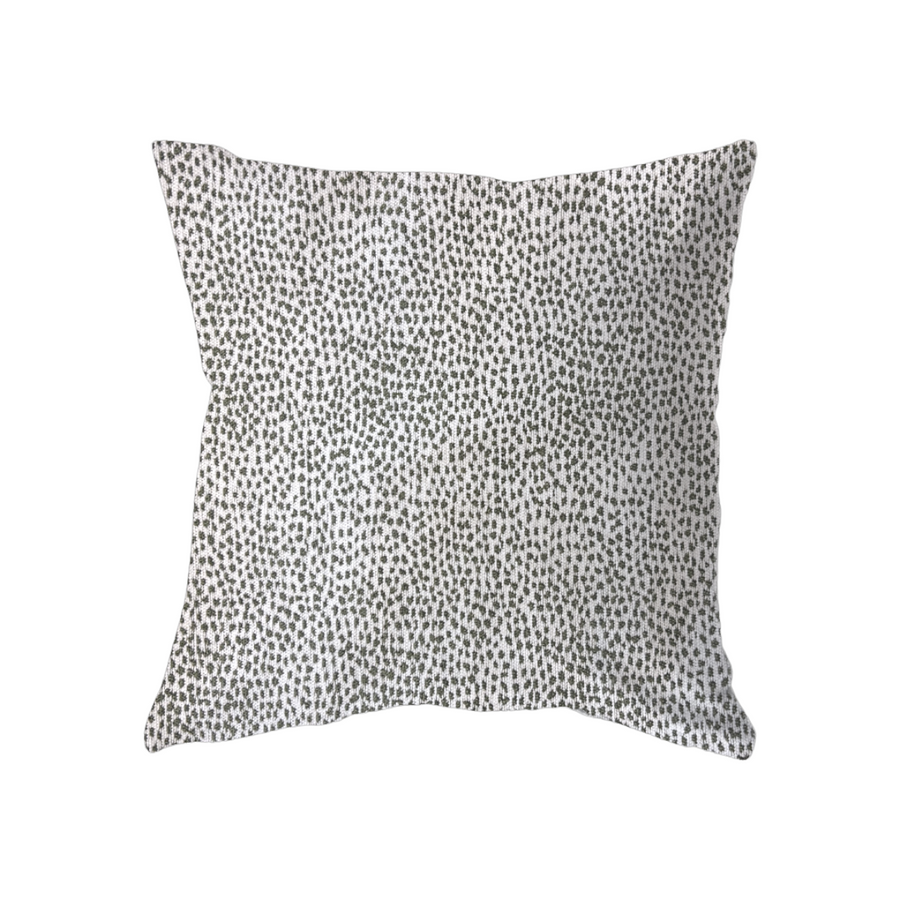 18x18 White & Green Speckle