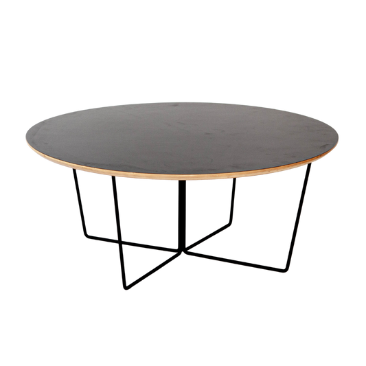 Array Round Black Coffee Table