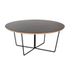 Array Round Black Coffee Table