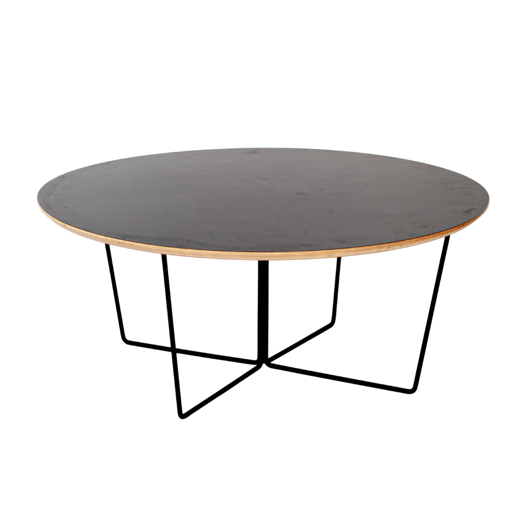 Array Round Black Coffee Table