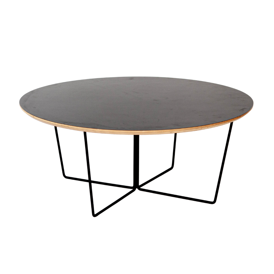 Array Round Black Coffee Table