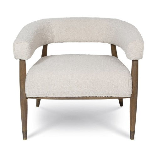 Cream Boucle Everest Accent Chair