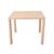 Nordic Dining Table with Square Edges and Rounded Corners