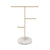 Gold Qucyy Jewelry Stand w/ Marble base