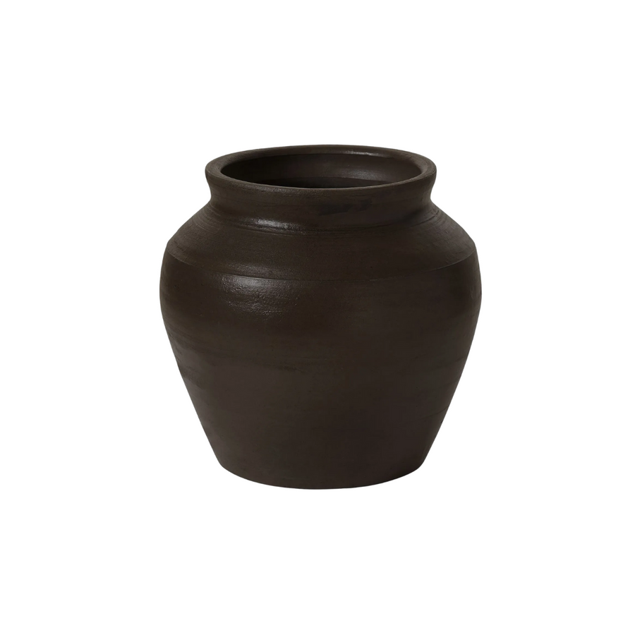 Bondi Brown Clay Vase