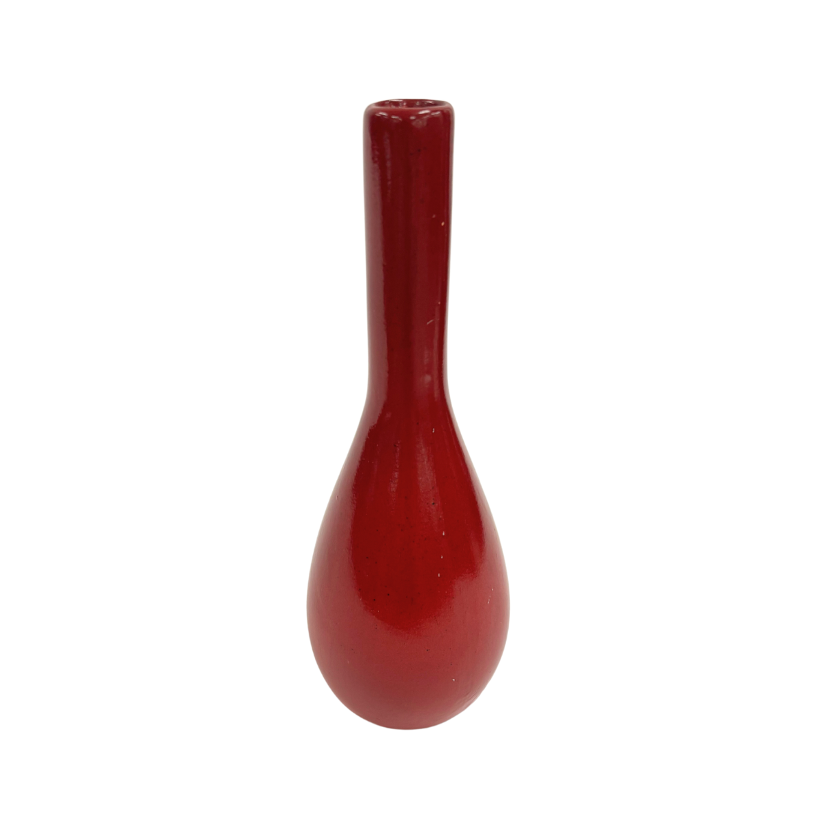 Bulbous Red Vase
