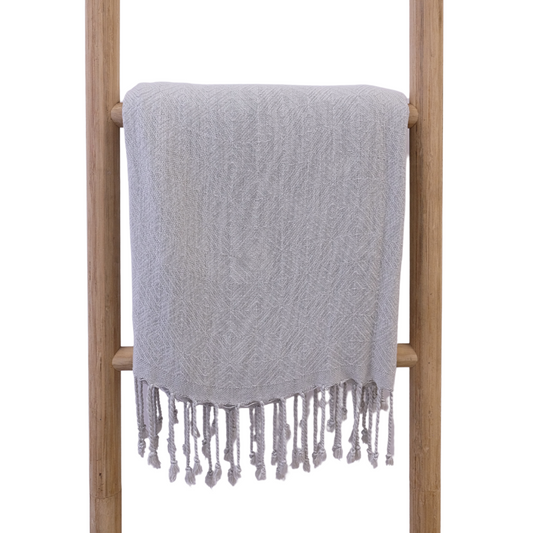 Light Grey Lightweight Diamond Pattern