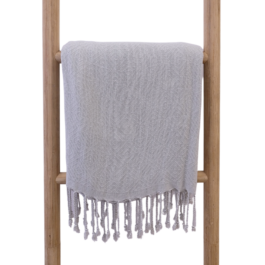 Light Grey Lightweight Diamond Pattern