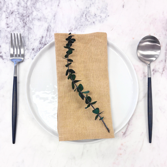 Napkin Luxury Linen Honey Mustard