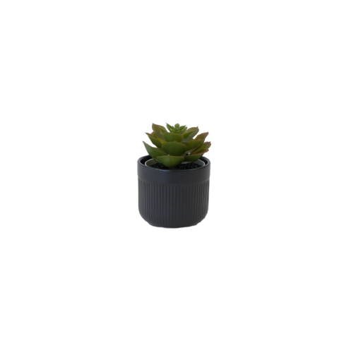 Planter - Small Grey Stripes