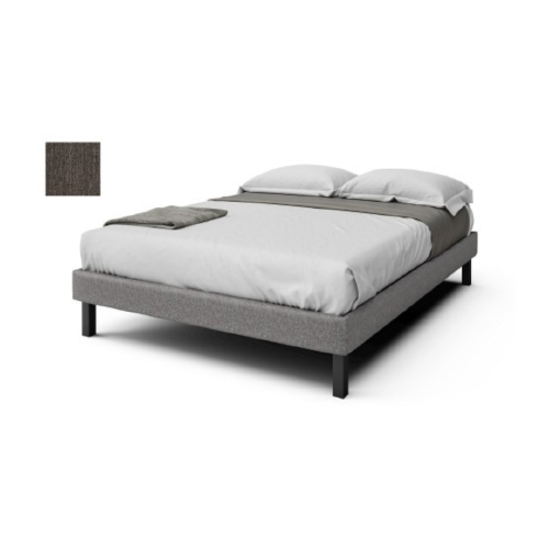 Bed Frame - Double Breeze 13" Legs Stallion Grey