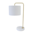 Table Lamp with Round Marble Base