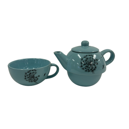 Nomi Personal Blue Tea Pot with Cup