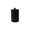Canister - Small Black w/ Pattern