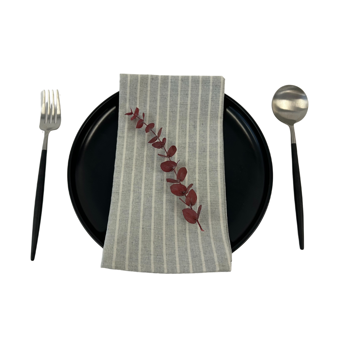 Napkin Blue Stripe Denim