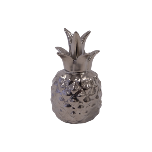 Sculpture - Pineapple Pewter Silver