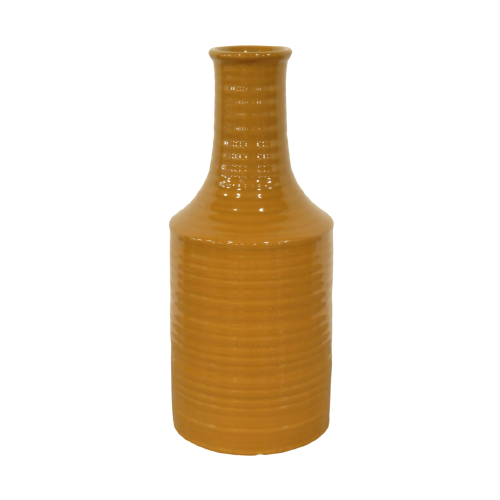Yellow Vase w/ Lines
