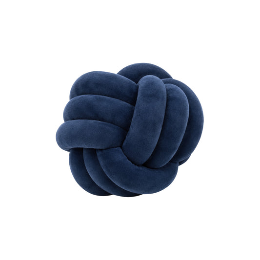 11x11 Round Knot Navy Pillow