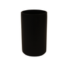 Vase - Ceramic Cylinder Matte Black