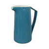 Teal Ceramic Vase Pitcher