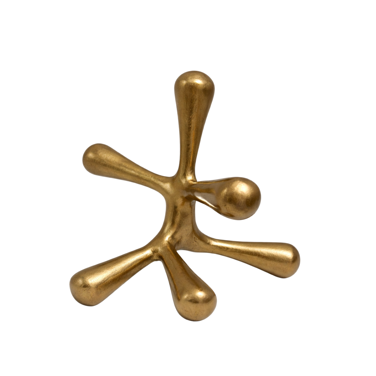Antique Brass Molecule Sculpture