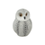 White Spotted Owl Sculpture