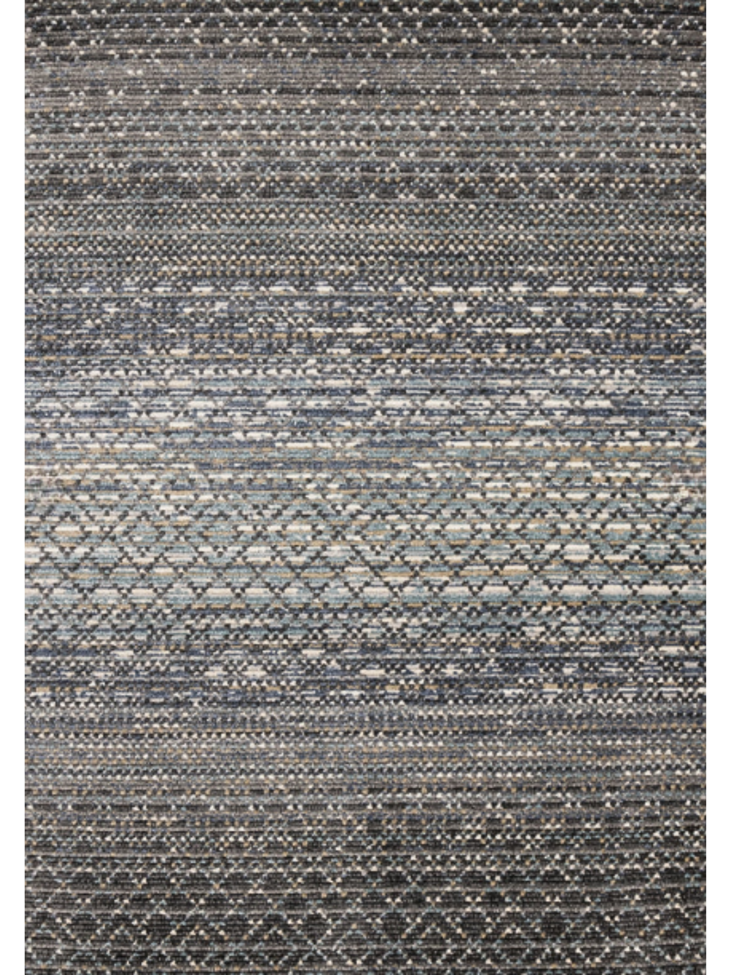 Calabar Blue Grey White Diamond Print