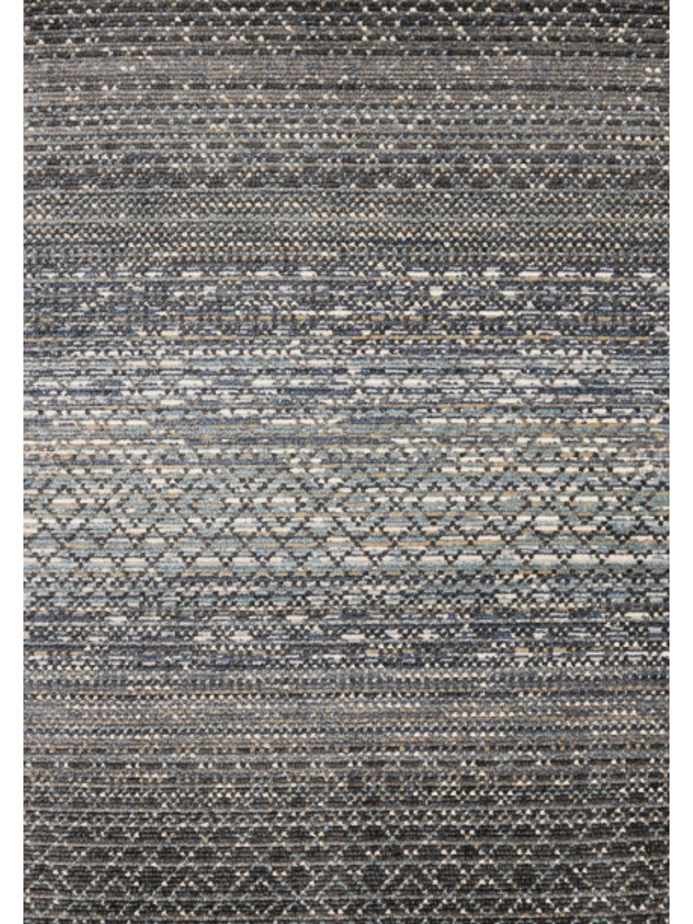 Calabar Blue Grey White Diamond Print