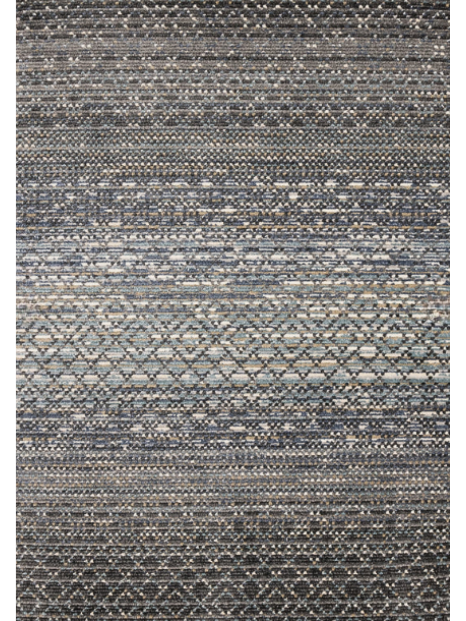 Calabar Blue Grey White Diamond Print